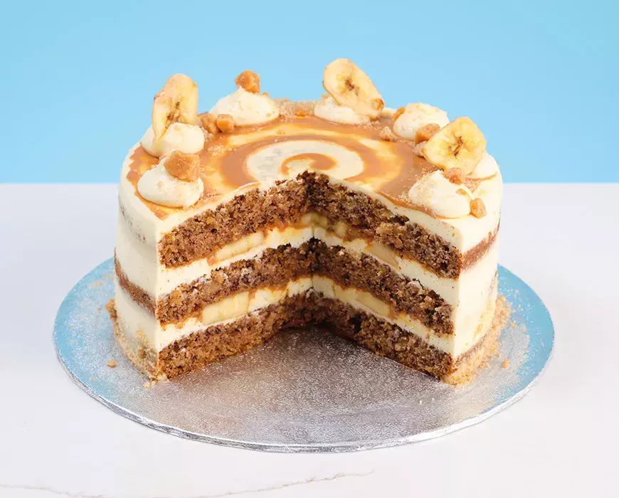 naked cake banoffee cortada