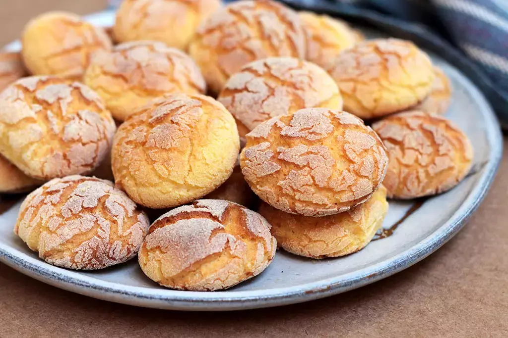 scones de fuba banana e castanha