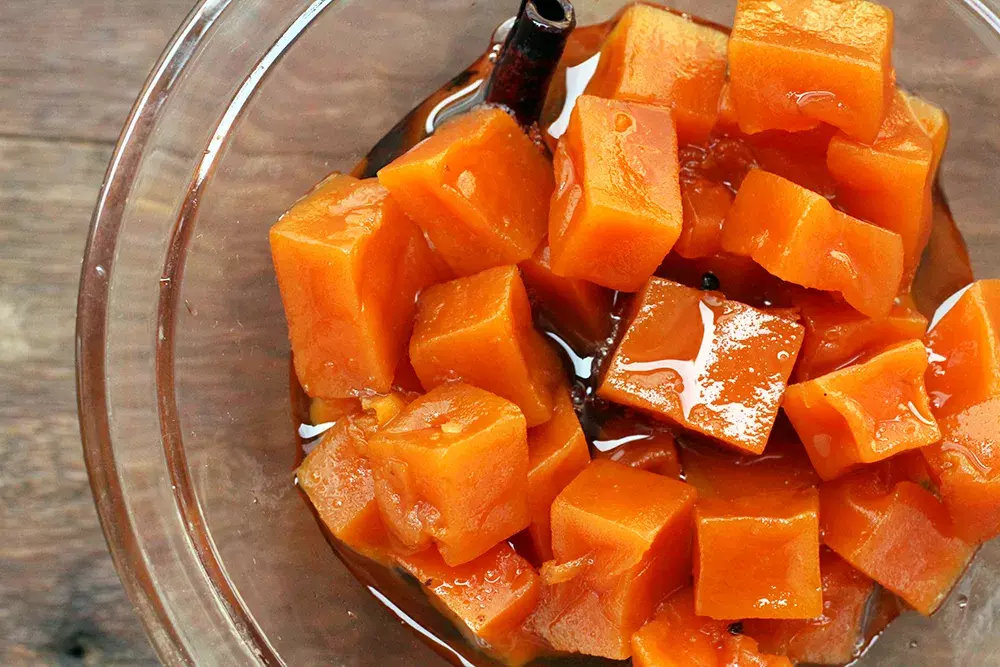 Receita de Doce de Abóbora em Pedaços