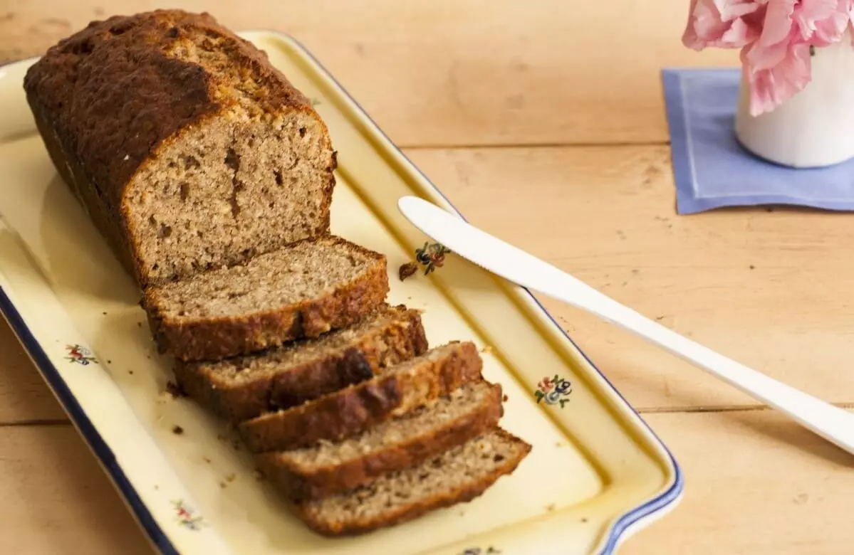 Bolo de Banana Vegano