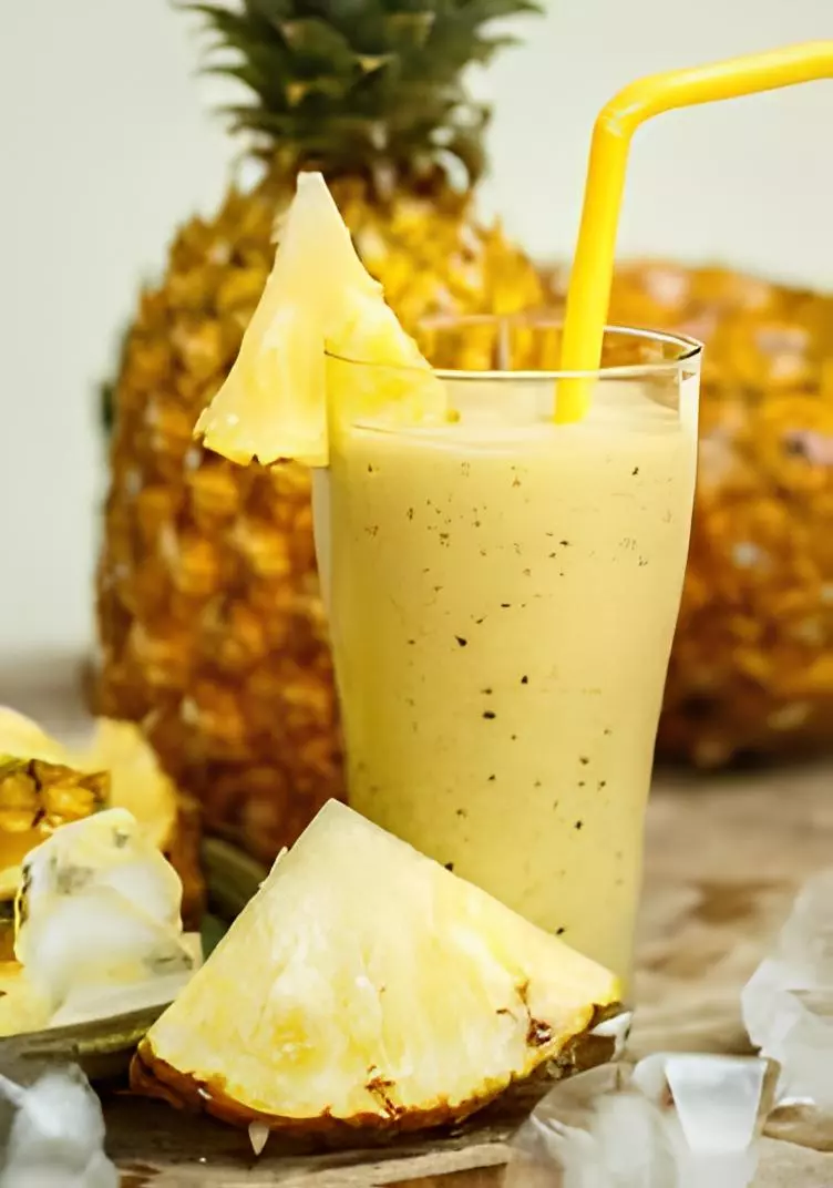 Milk Shake de Abacaxi: Uma Explosão Tropical