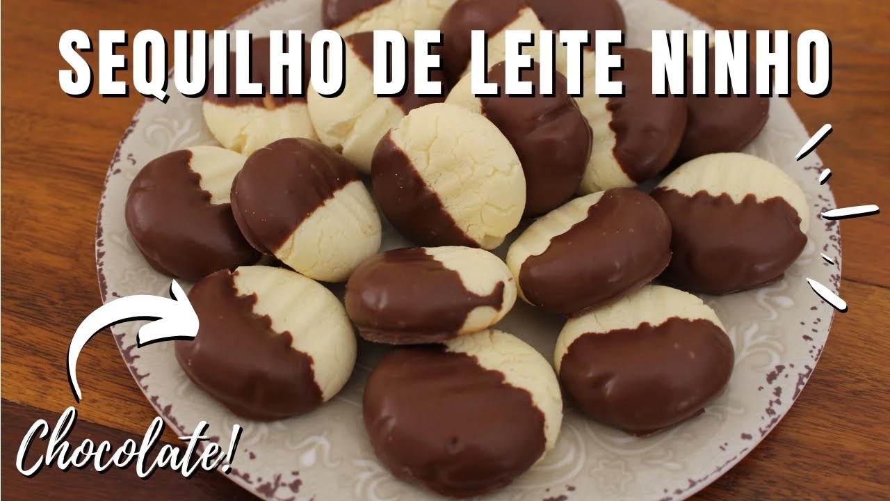 Sequilhos de Chocolate e Leite Ninho