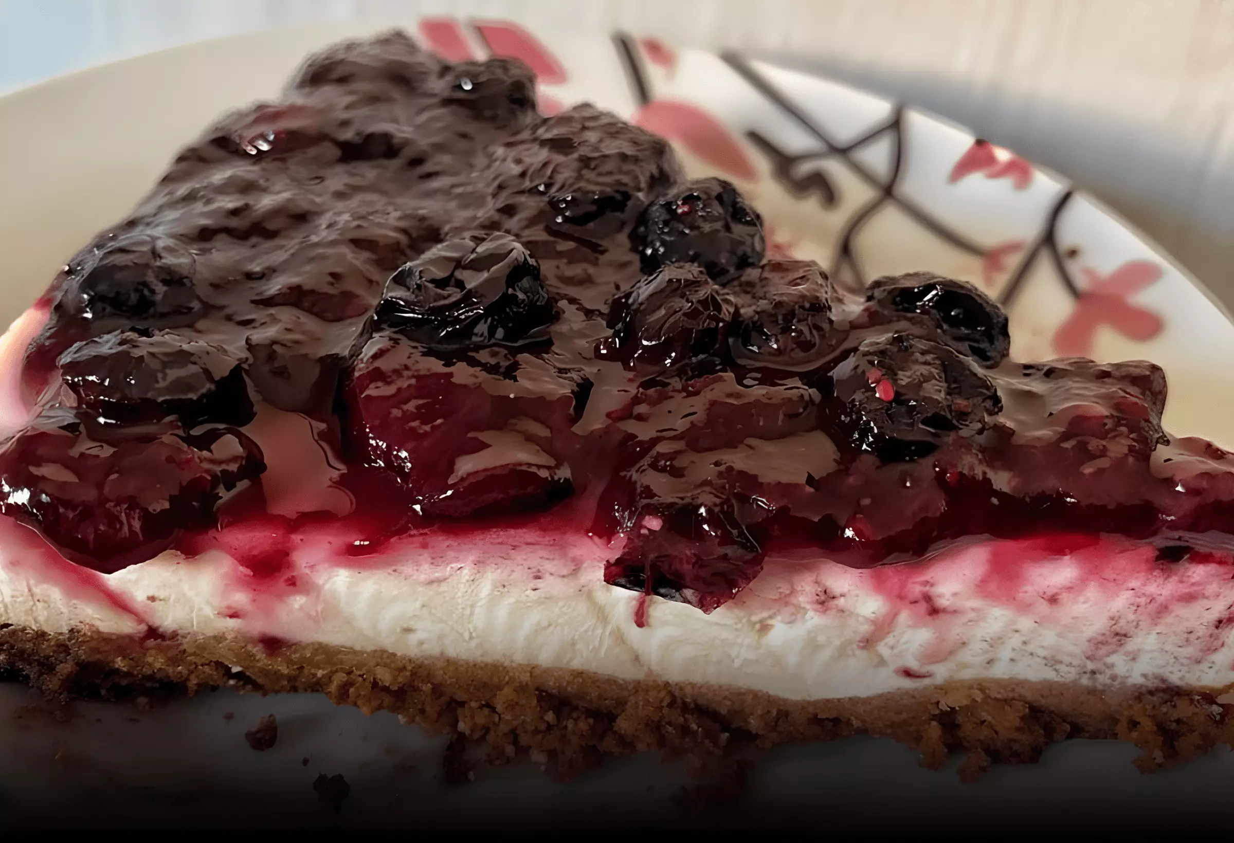 uma prato com Cheesecake de frigideira low carb .