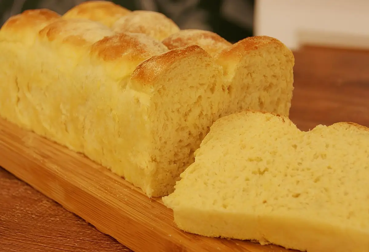 Um pão de flocão de milho.