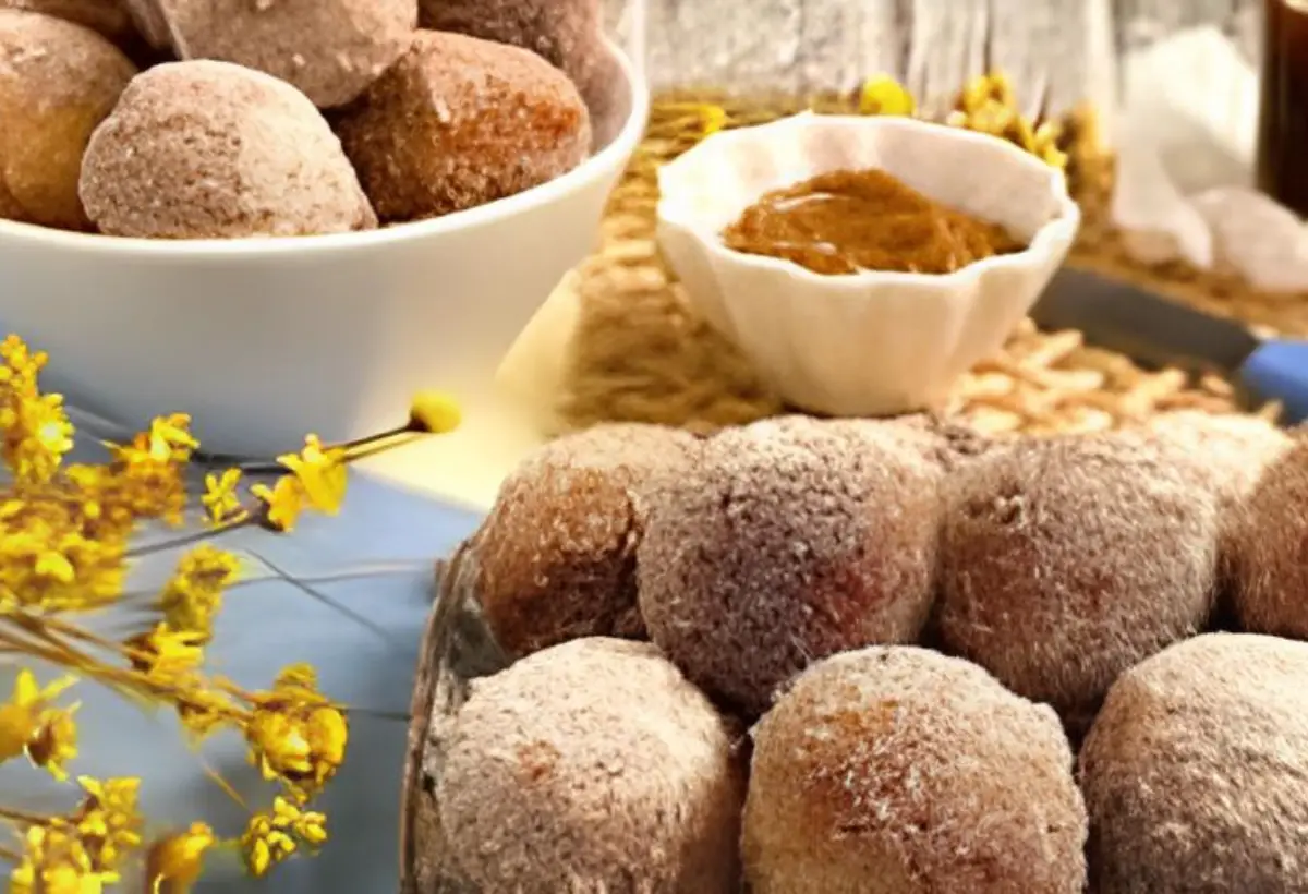 Bolinho de Chuva com Leite em Pó