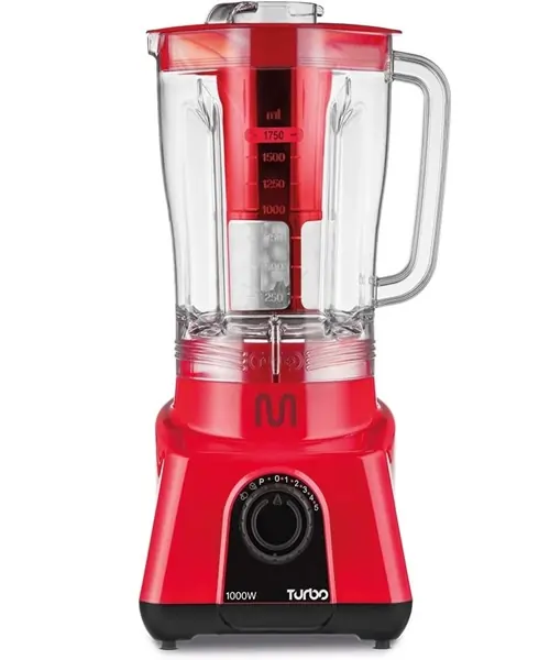 Liquidificador-26L-Turbo-Vermelho-1000w-127v-com-8-Velocidades-Multi-LQ1003