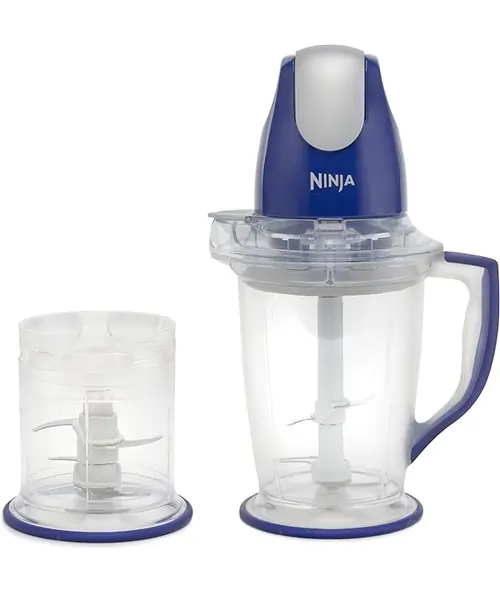 Liquidificador Euro-Pro Ninja Master Prep e processador de alimentos, azul