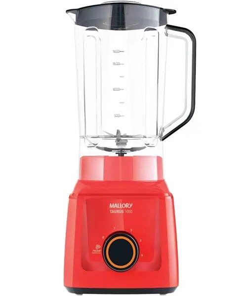 Liquidificador-Mallory-Taurus-1000-Vermelho-900W-220V