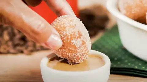 Um bolinho de chuva gourmet.