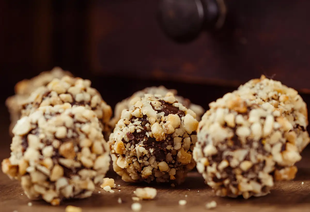 brigadeiros de avelã.