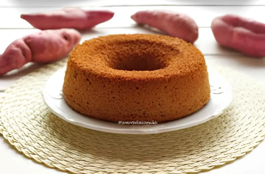 Receita de Bolo de Batata Doce