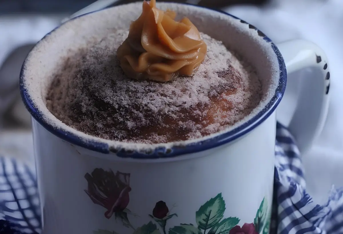 bolo de churros de caneca