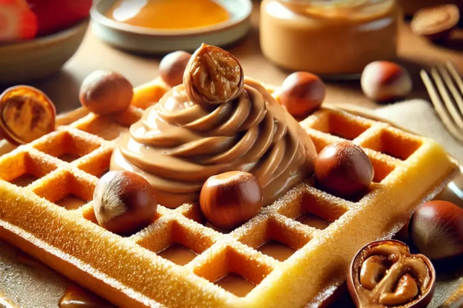 Um Waffle-com-Creme-de-Castanha.