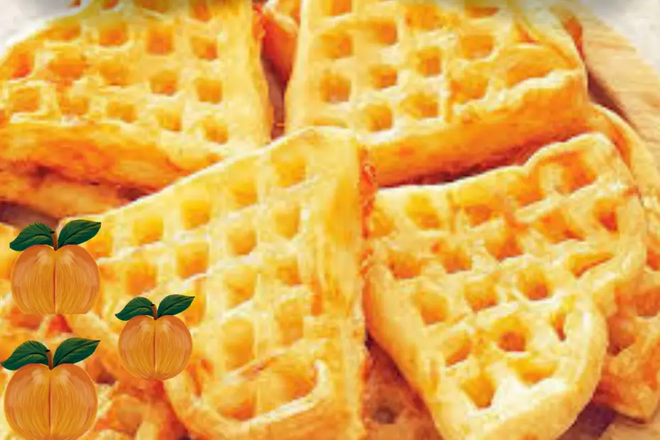 Waffles de damasco.