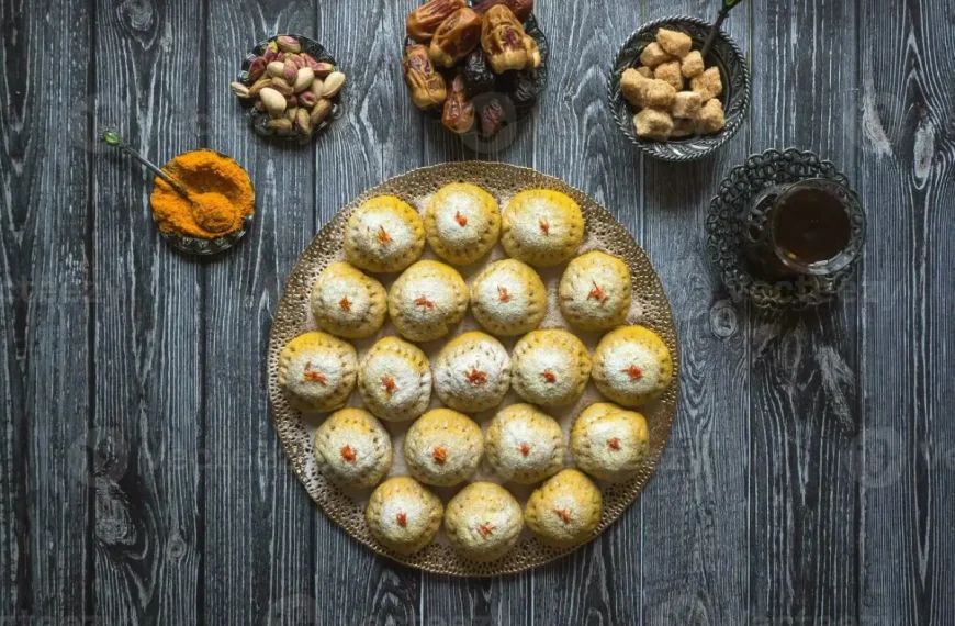 Kahk (Biscoitos Egípcios do Eid): Perfeitos para Sobremesas Natalinas