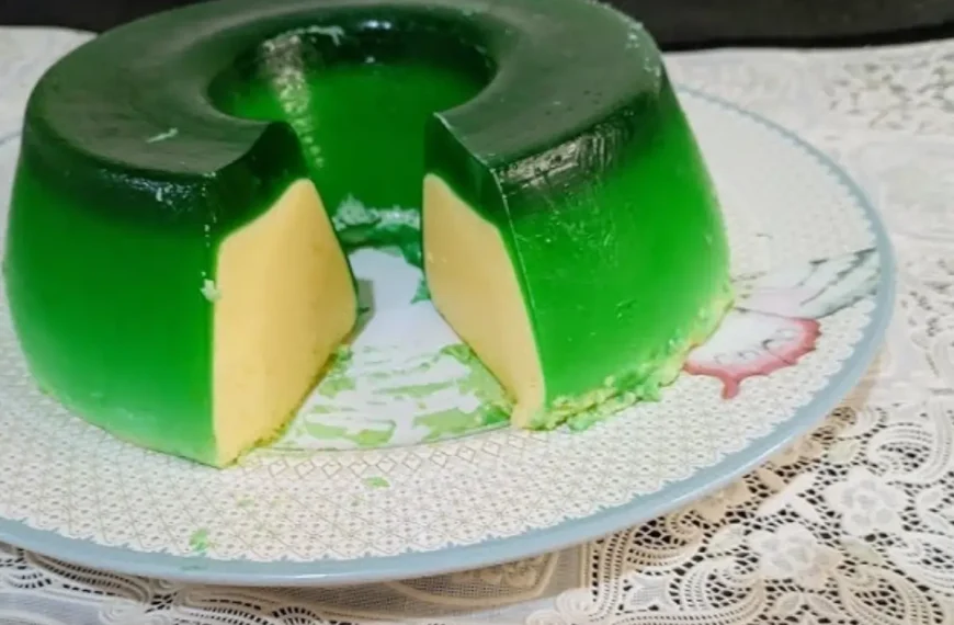 Gelatina Recheada com Mousse de Limão: Sobremesa Perfeita para o Natal