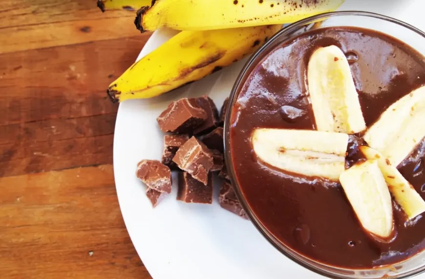 Sobremesa de Chocolate com Banana