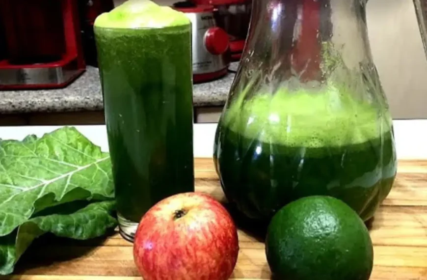 Receita de Suco Detox de Couve, Maçã e Limão