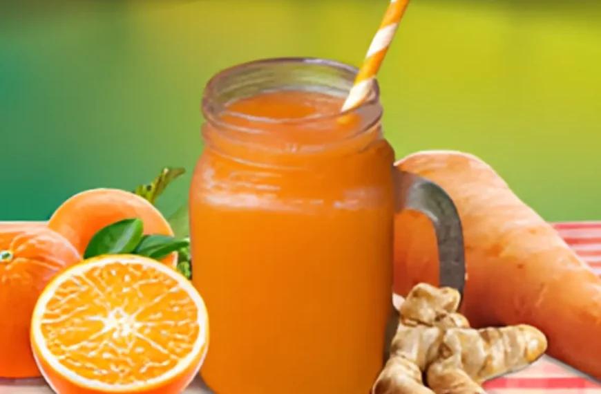 Suco de Laranja com Gengibre e Cenoura: Para Fortalecer a Imunidade